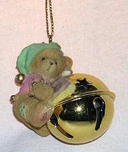 Enesco Cherished Teddies Ornament - Elf Jingle Bell