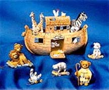 Enesco Cherished Teddies Figurine - Noah's Ark