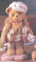 Enesco Cherished Teddies Figurine - Boy Bear Cupid - Sent With Love