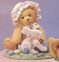 Enesco Cherished Teddies Figurine - Melissa - Every Bunny Needs A Hug