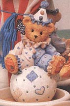 Enesco Cherished Teddies Figurine - Wally - You're The Tops With Me