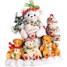 Enesco Cherished Teddies Figurine - Marla - For Christmas Give Your Love