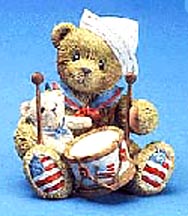 Enesco Cherished Teddies Figurine - Gregory - From Sea To Shining Sea You Are The One For Me!