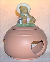 Enesco Cherished Teddies Candle Holder - Leah - Tea Light