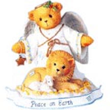 Enesco Cherished Teddies Figurine - Tessa -  Peace On Earth 