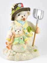 Enesco Cherished Teddies Figurine - Mack & Mallory It's Snowball Without You