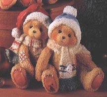 Enesco Cherished Teddies Figurine - Jamie & Ashley - I'm All Wrapped Up In Your Love