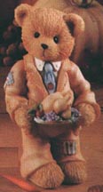 Enesco Cherished Teddies Figurine - Rick - Suited Up For The Holidays
