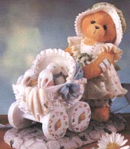 Enesco Cherished Teddies Figurine - Jessica - A Mother's Heart Is Full Of Love