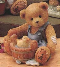 Enesco Cherished Teddies Figurine - Robert - Love Keeps Me Afloat