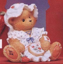 Enesco Cherished Teddies Figurine - Jenna - You're Berry Special To Me