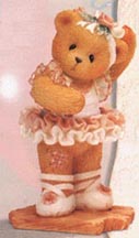 Enesco Cherished Teddies Figurine - Mindy - Friendship Keeps Me On My Toes