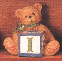Enesco Cherished Teddies Block Letter - Bear With I Block