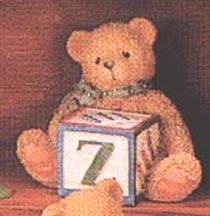 Enesco Cherished Teddies Block Letter - Bear With Z Block
