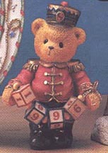 Enesco Cherished Teddies Figurine - Jeffrey - Striking Up Another Year