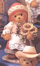 Enesco Cherished Teddies Figurine - Nadia - Russia  From Russia, With Love