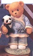 Enesco Cherished Teddies Figurine - Lian - China  Our Friendship Spans Many Miles