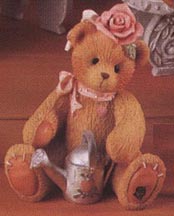 Enesco Cherished Teddies Figurine - Rose - Everything's Coming Up Roses