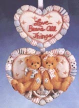 Enesco Cherished Teddies Plaque - Love Bears All Things