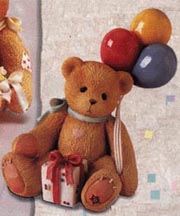 Enesco Cherished Teddies Figurine - Nina - Beary Happy Wishes