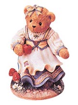 Enesco Cherished Teddies Figurine - Kelsie - Be The Apple Of My Eye