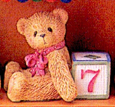 Enesco Cherished Teddies Figurine - Teddy And 7
