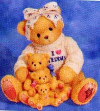 Enesco Cherished Teddies Figurine - If A Mom's Love Comes In All Sizes, Yours Has The Biggest Of Hearts