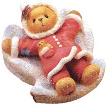 Enesco Cherished Teddies Figurine - Carol - Angels Snow How To Fly