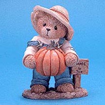 Enesco Cherished Teddies Figurine - Ed - There's A Patch In My Heart For You