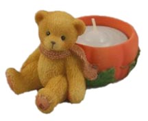 Enesco Cherished Teddies  - Autumn Tea Light