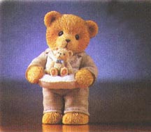 Enesco Cherished Teddies Figurine - I've Got The Most Important Job