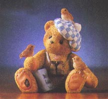 Enesco Cherished Teddies Figurine - Teddy - Friends Give You Wings To Fly