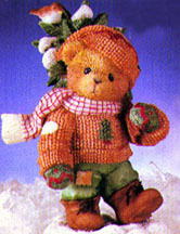 Enesco Cherished Teddies Figurine - Justin - We Share Forever, Whatever The Weather