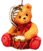 Enesco Cherished Teddies Ornament - Drummer Boy