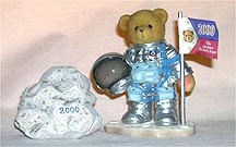 Enesco Cherished Teddies Figurine - Neil -  One Small Step For Love, One Giant Leap For Friendship