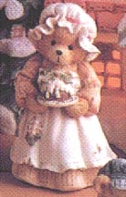Enesco Cherished Teddies Figurine - Mrs. Cratchit - A Beary Christmas And A Happy New Year