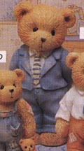 Enesco Cherished Teddies Figurine - Father - A Father Is The Bearer Of Strength
