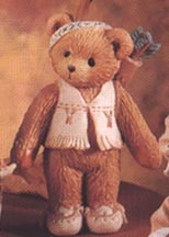 Enesco Cherished Teddies Figurine - Wyatt - I'm Called Little Running Bear