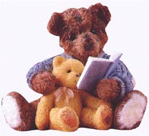 Enesco Cherished Teddies Figurine - Baxter And Friend - It's Not The Size Of The Friend, But The Size Of Their Heart