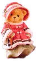 Enesco Cherished Teddies Figurine - Loretta - I'm Warm And Cozy Over You