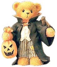 Enesco Cherished Teddies Figurine - Derek - Count On A Frightful Halloween!