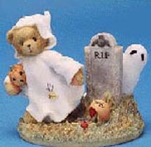 Enesco Cherished Teddies Figurine - Cassandra - Ghostly Greetings