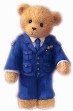 Enesco Cherished Teddies Figurine - Air Force - The Sky's The Limit