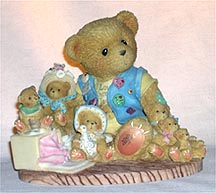 Enesco Cherished Teddies Figurine - Collecting Friends Along The Way