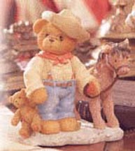 Enesco Cherished Teddies Figurine - Roosevelt - Nothing's Better Than A Teddy Bear Hug