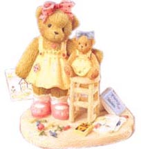 Enesco Cherished Teddies Figurine - Rosemary - Colorful Days Are Spent With You