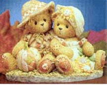 Enesco Cherished Teddies Figurine - Dennis And Barb - I Knew I Would Fall For You