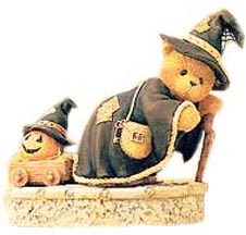 Enesco Cherished Teddies Figurine - Griselda - Add A Little Hocus-Pocus To Every Halloween