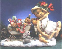 Enesco Cherished Teddies Figurine - Astrid - It's Not The Size Of The Gift, But What's Inside That Counts!