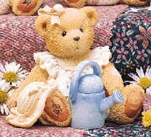 Enesco Cherished Teddies Figurine - June (June) - Planting The Seed Of Friendship